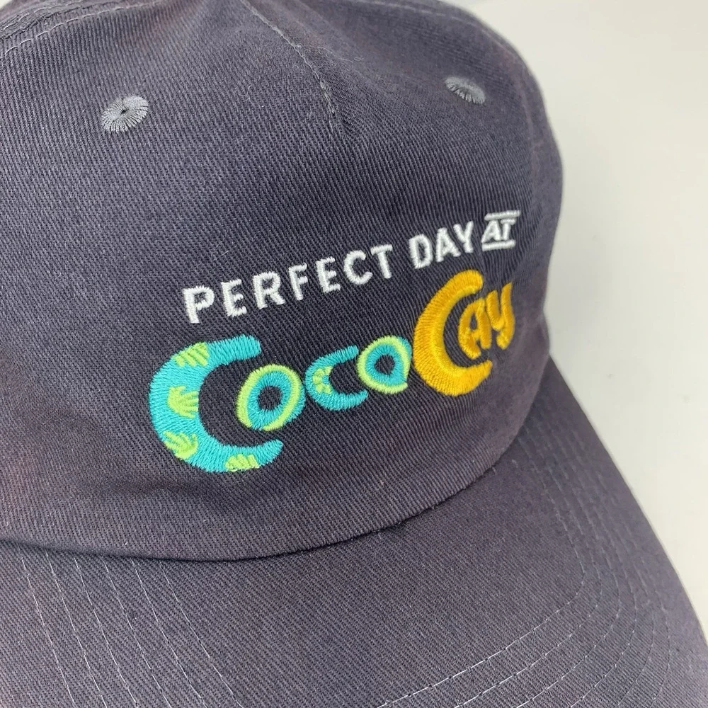 Perfect Day At Coco Cay Hat Cruise Blue Adjustable OSFM Baseball Cap
